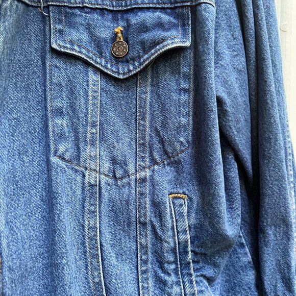 Vintage Union Line Denim Trucker Jacket - XL - Picture 4 of 7
